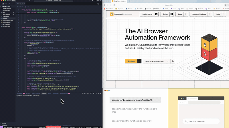 Download financial statements demo